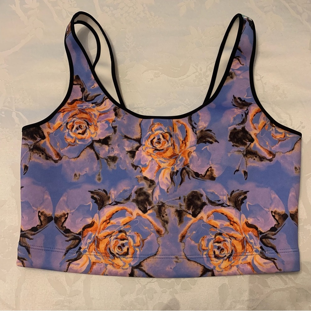 Clover Canyon| Floral Maze Crop Top